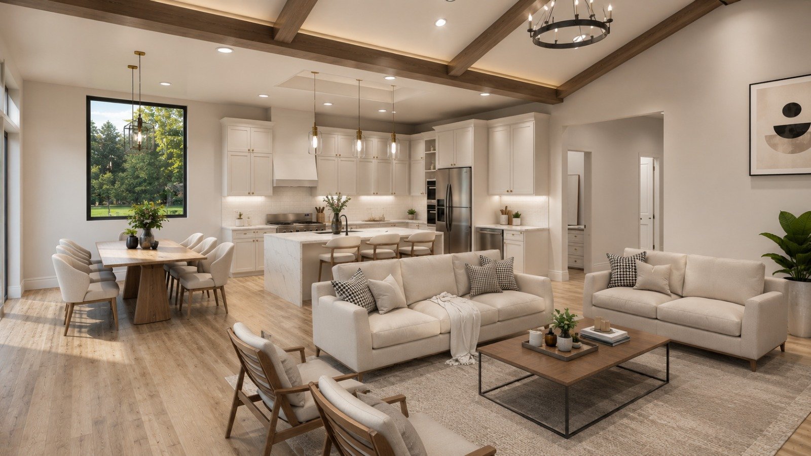 Interior design rendering