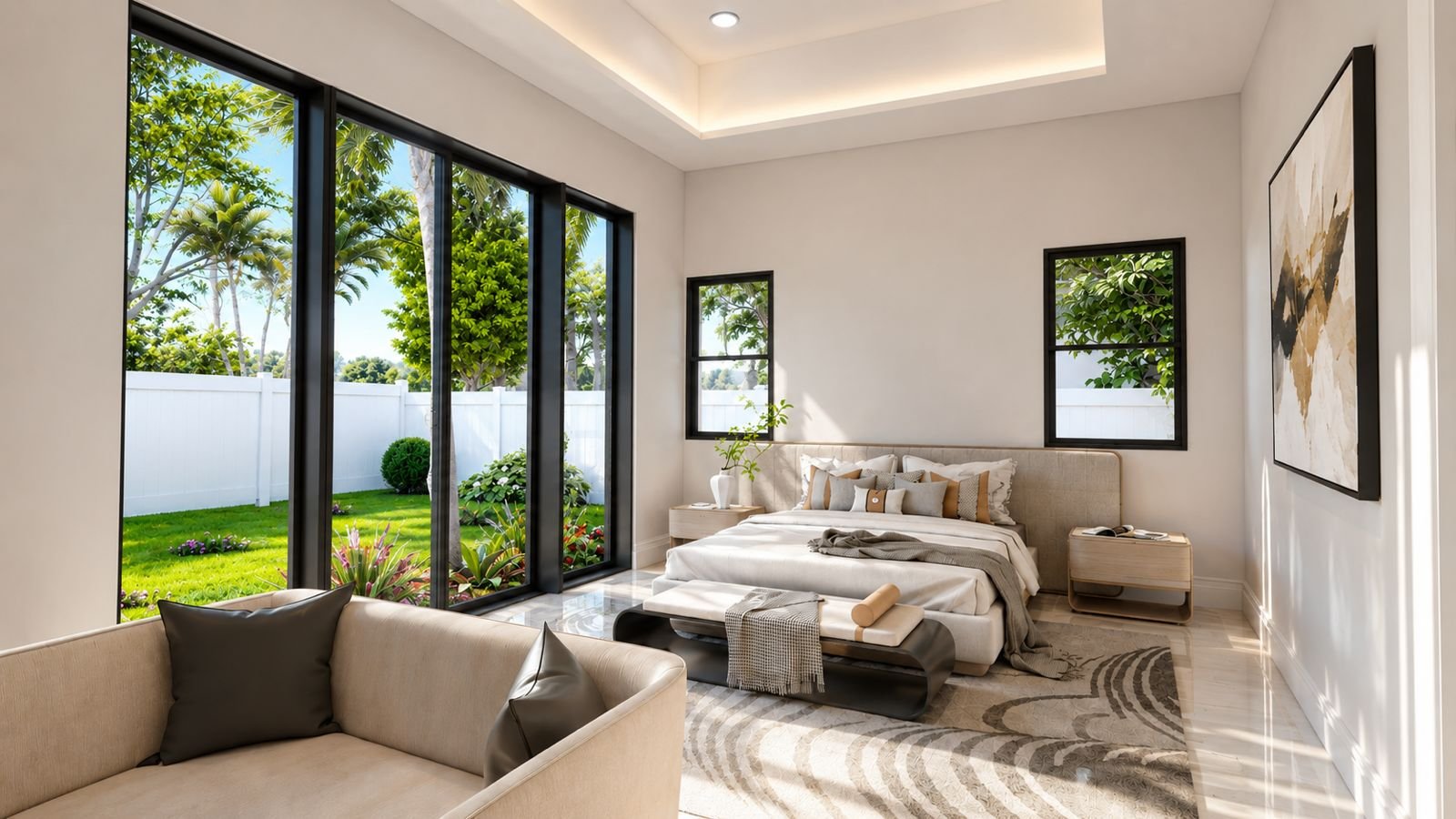 Interior design rendering