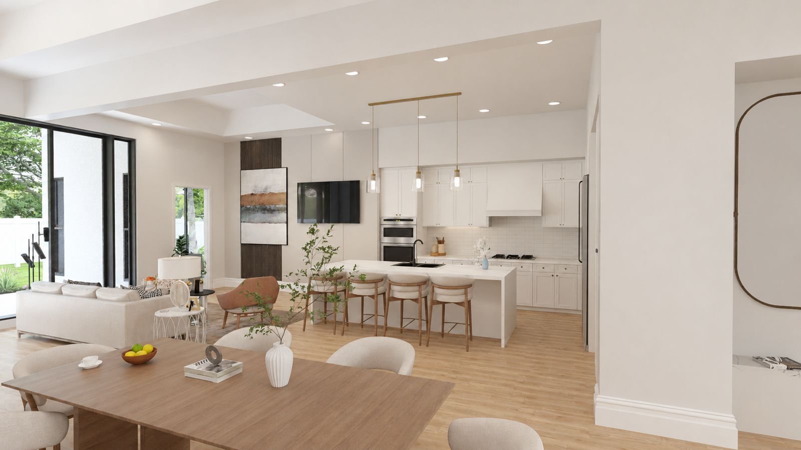 Interior design rendering