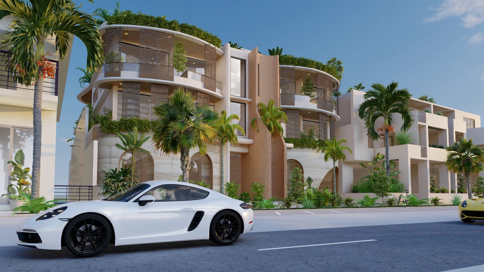 Farm House Luxury exterior rendering